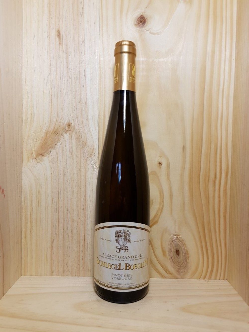 Pinot gris Grand Cru Vorbourg 2022 Schlegel Boeglin 75 cl (Blanc)