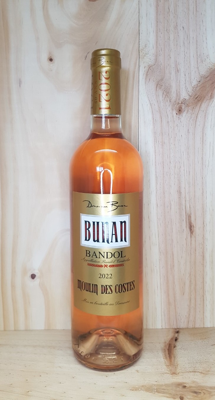 Bandol 2023 "Moulin des Costes" Domaine Bunan 75 cl (Rosé)