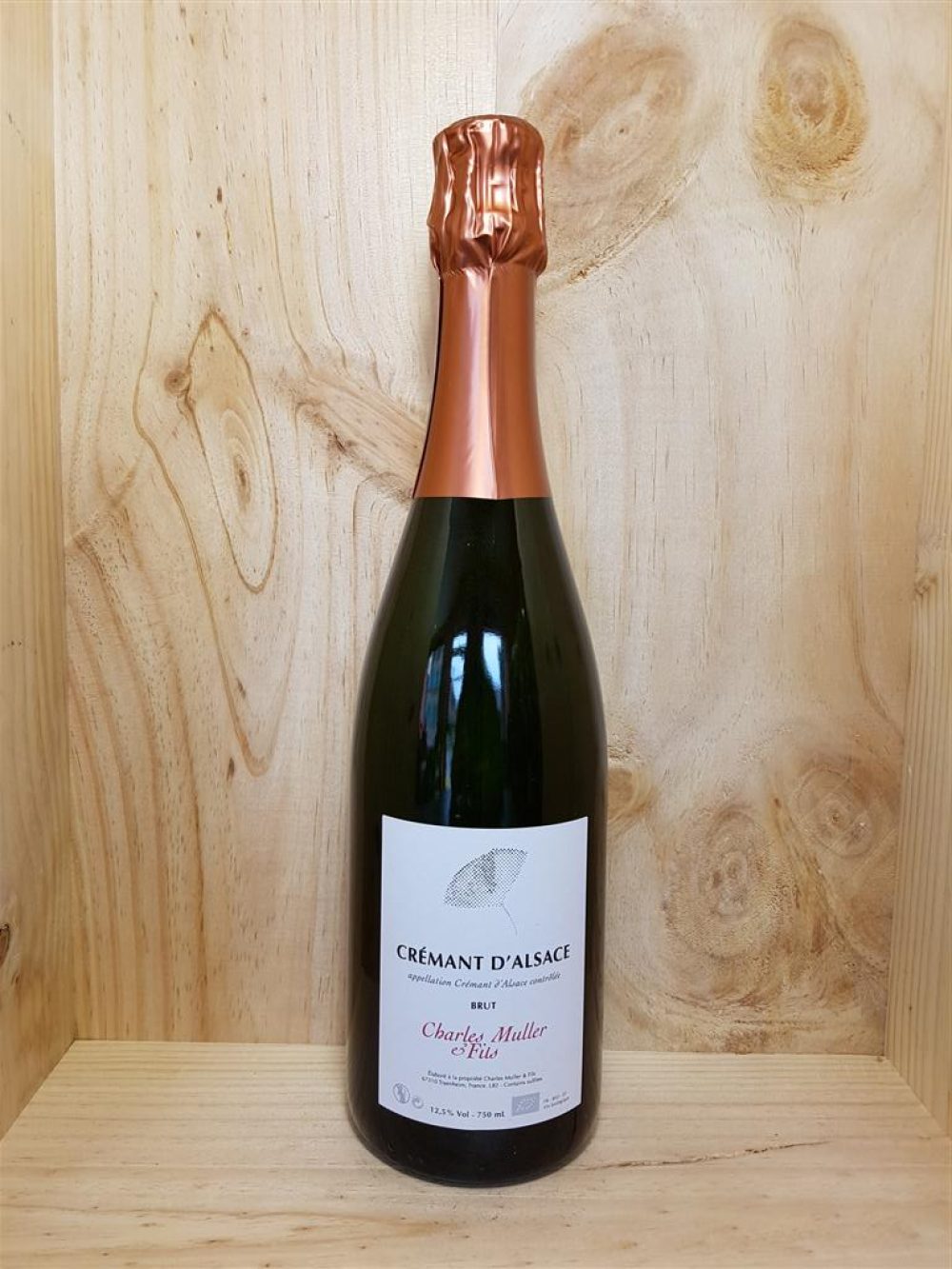 Crémant d'Alsace "Brut" Charles Muller 75 cl (Blanc)