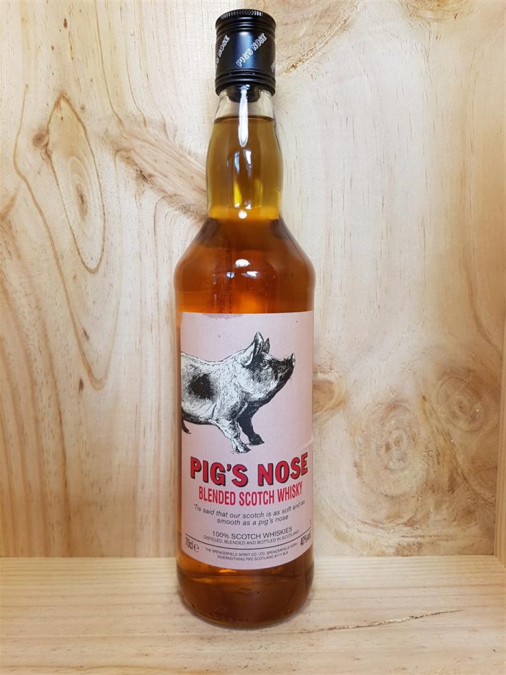 ECOSSE / SPEYSIDE - Whisky "Pig's nose" Spencerfield Farm 70 cl