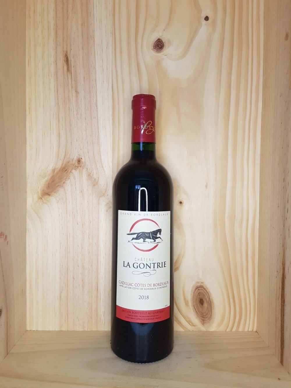 Cadillac Côtes de Bordeaux 2019 Château La Gontrie 75 cl (Rouge)