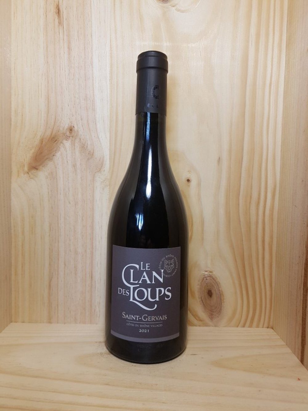 Côtes du Rhône Villages Saint-Gervais "Le clan des loups" 2023 Cellier des Chartreux 75 cl (Rouge)