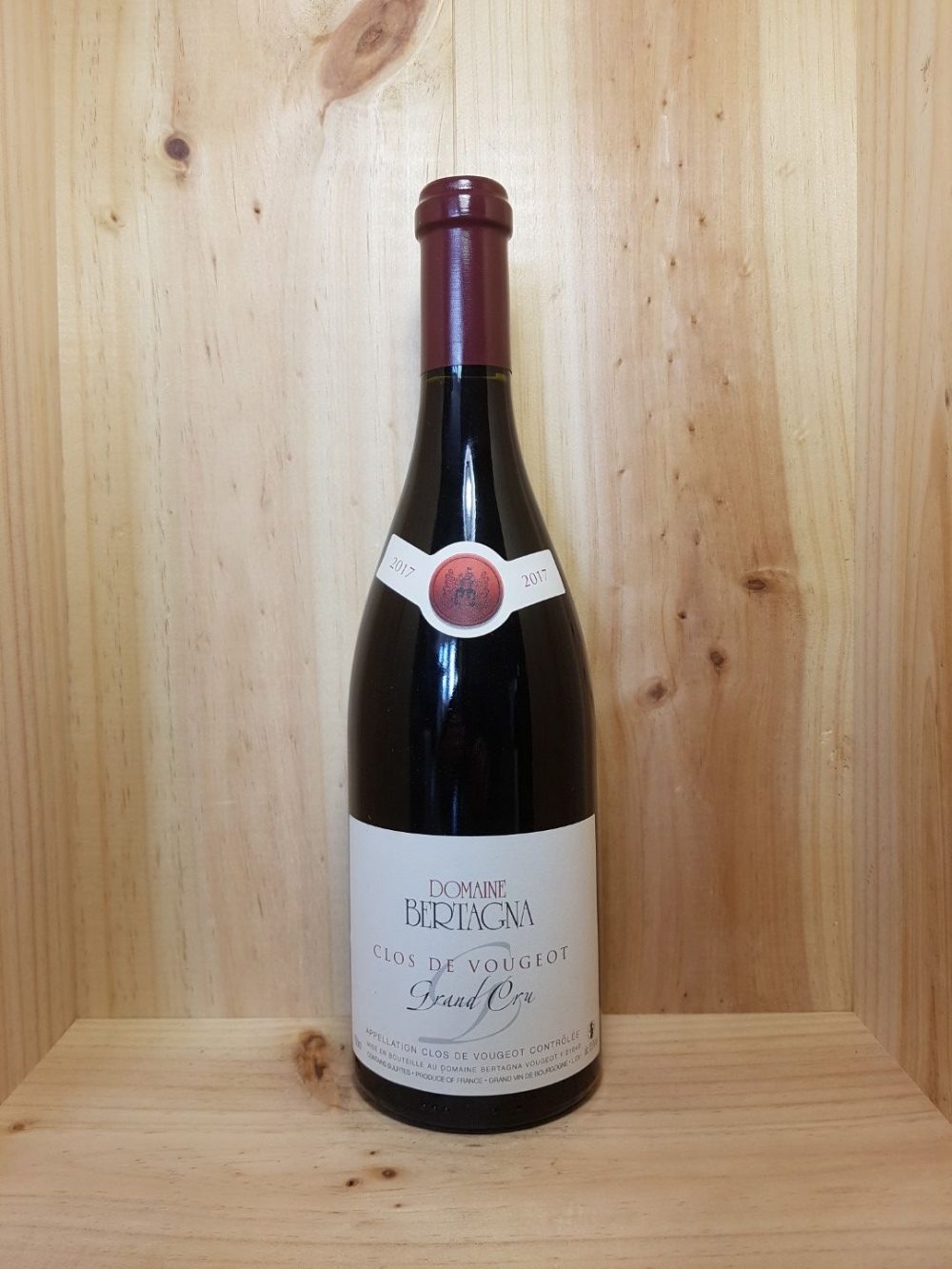 Clos de Vougeot Grand Cru 2017 Domaine Bertagna 75 cl (Rouge)