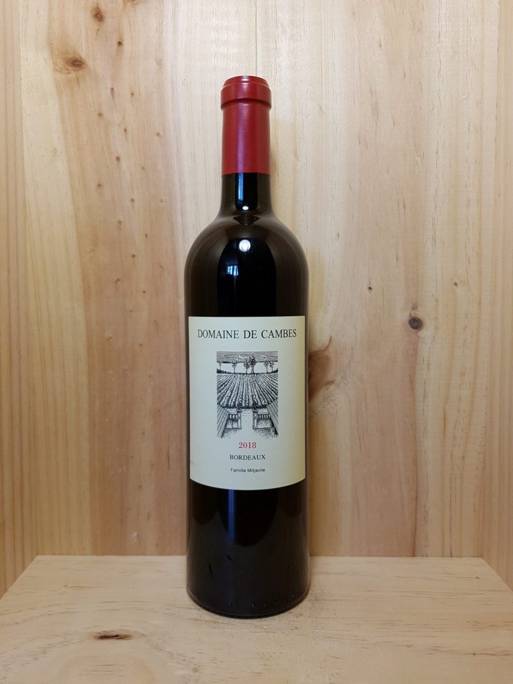 Bordeaux 2018 Domaine de Cambes 75 cl (Rouge)