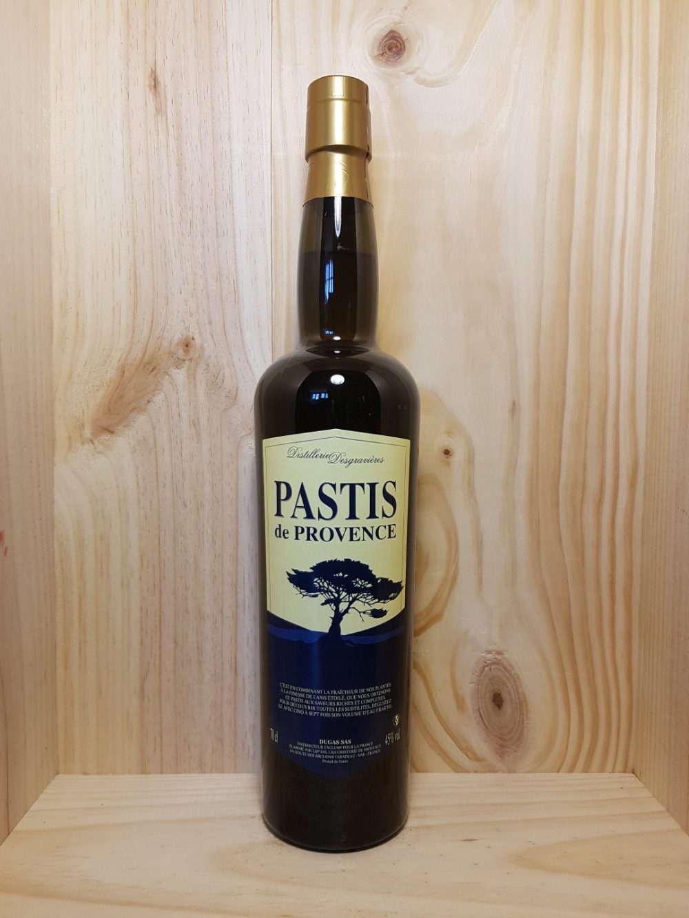 Pastis de Provence aux feuilles de verveine Distillerie Desgravières 70 cl