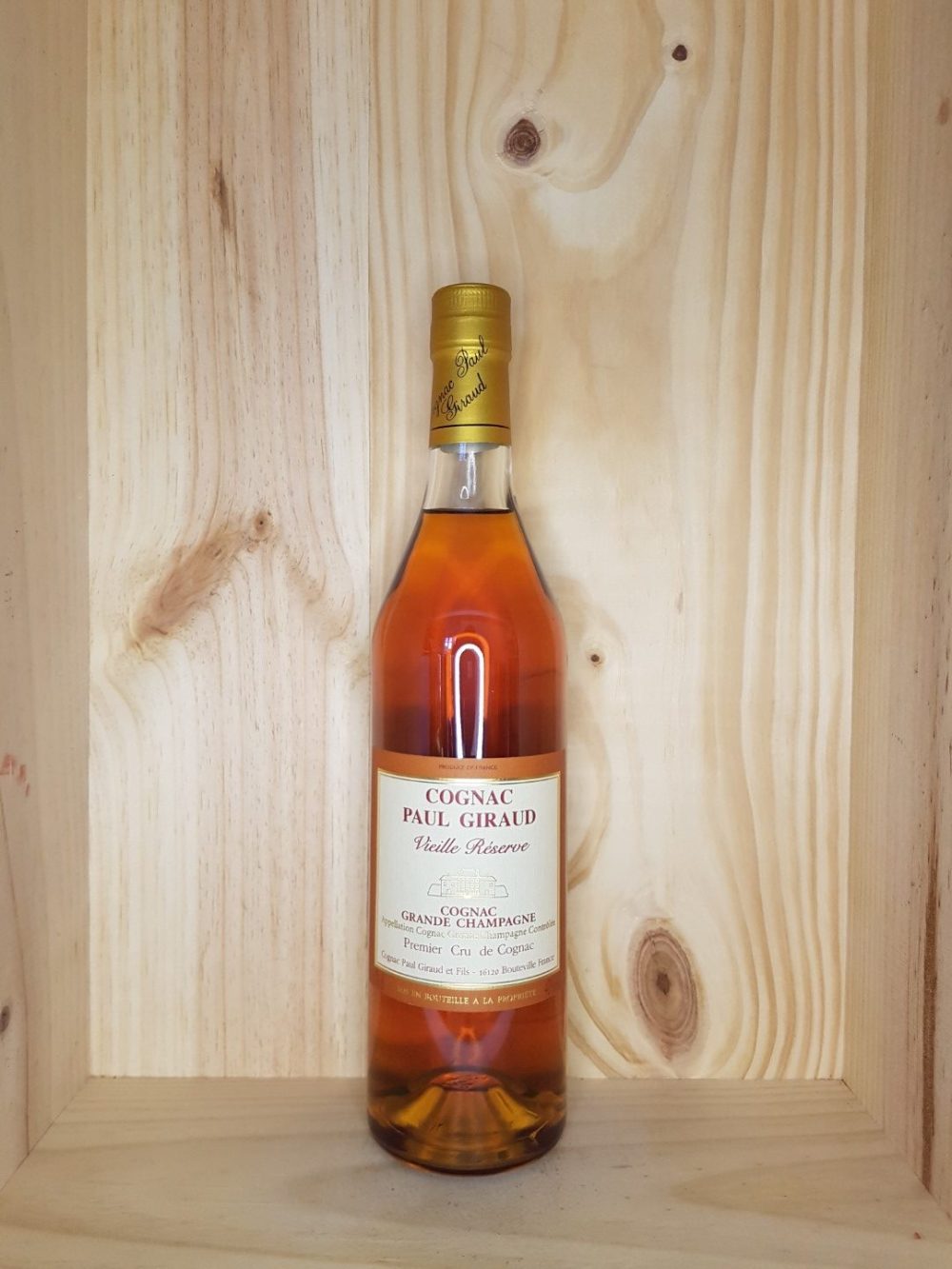 Cognac Grande Champagne Vieille Réserve Paul Giraud 70 cl