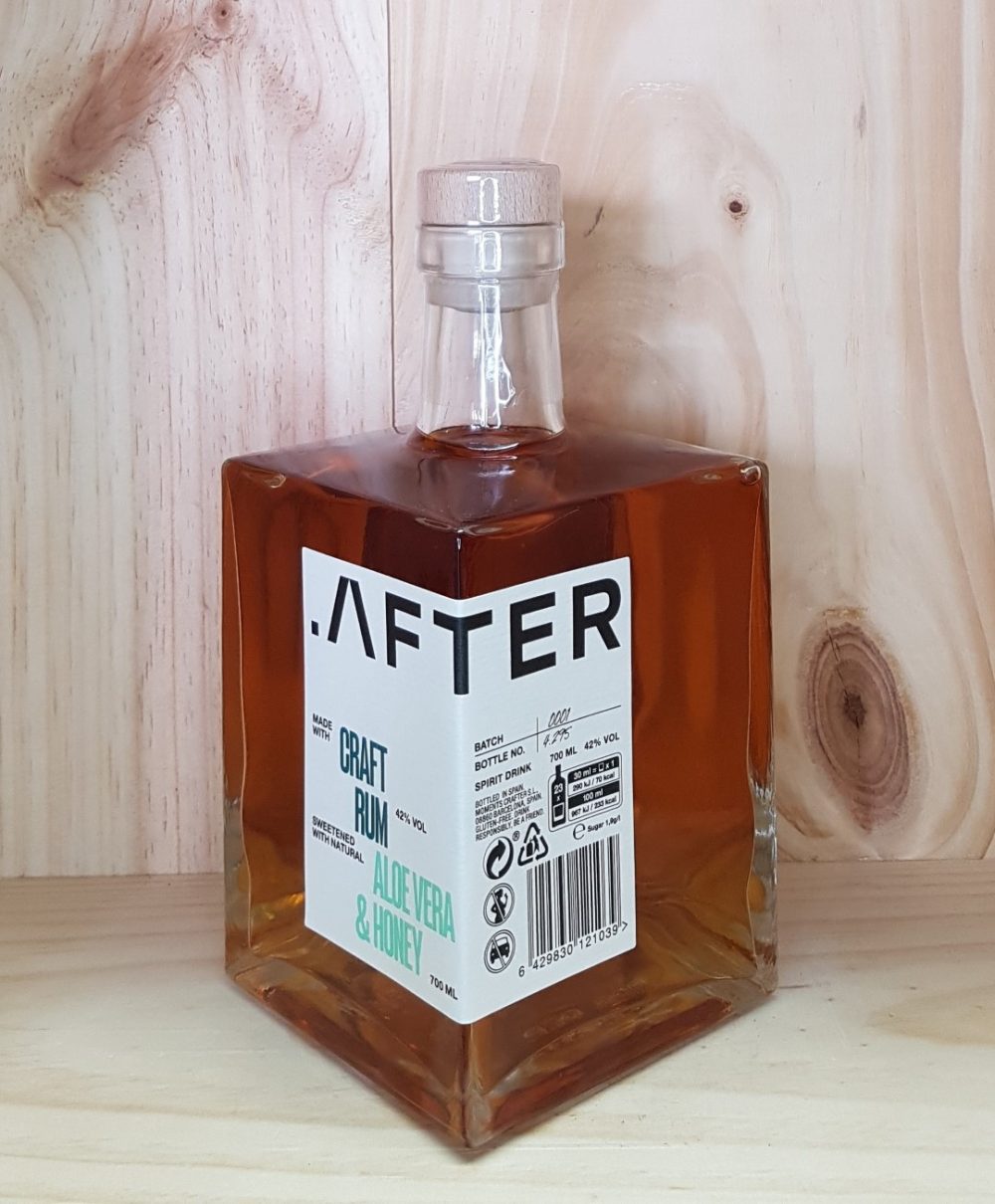 CARAÏBES / ESPAGNE - Rhum After "aloé vera et miel" 70 cl