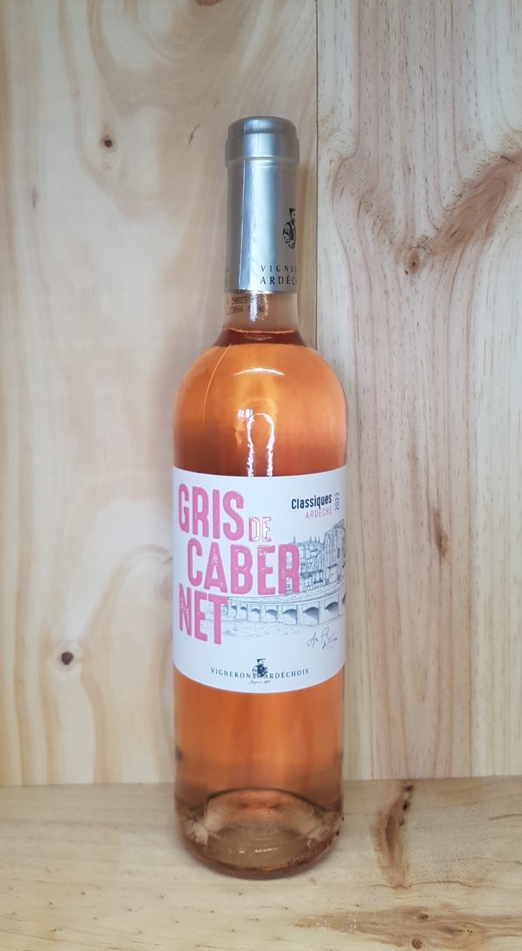 Ardèche IGP "Gris de Cabernet" 2023 Vignerons Ardéchois 75 cl (Rosé)