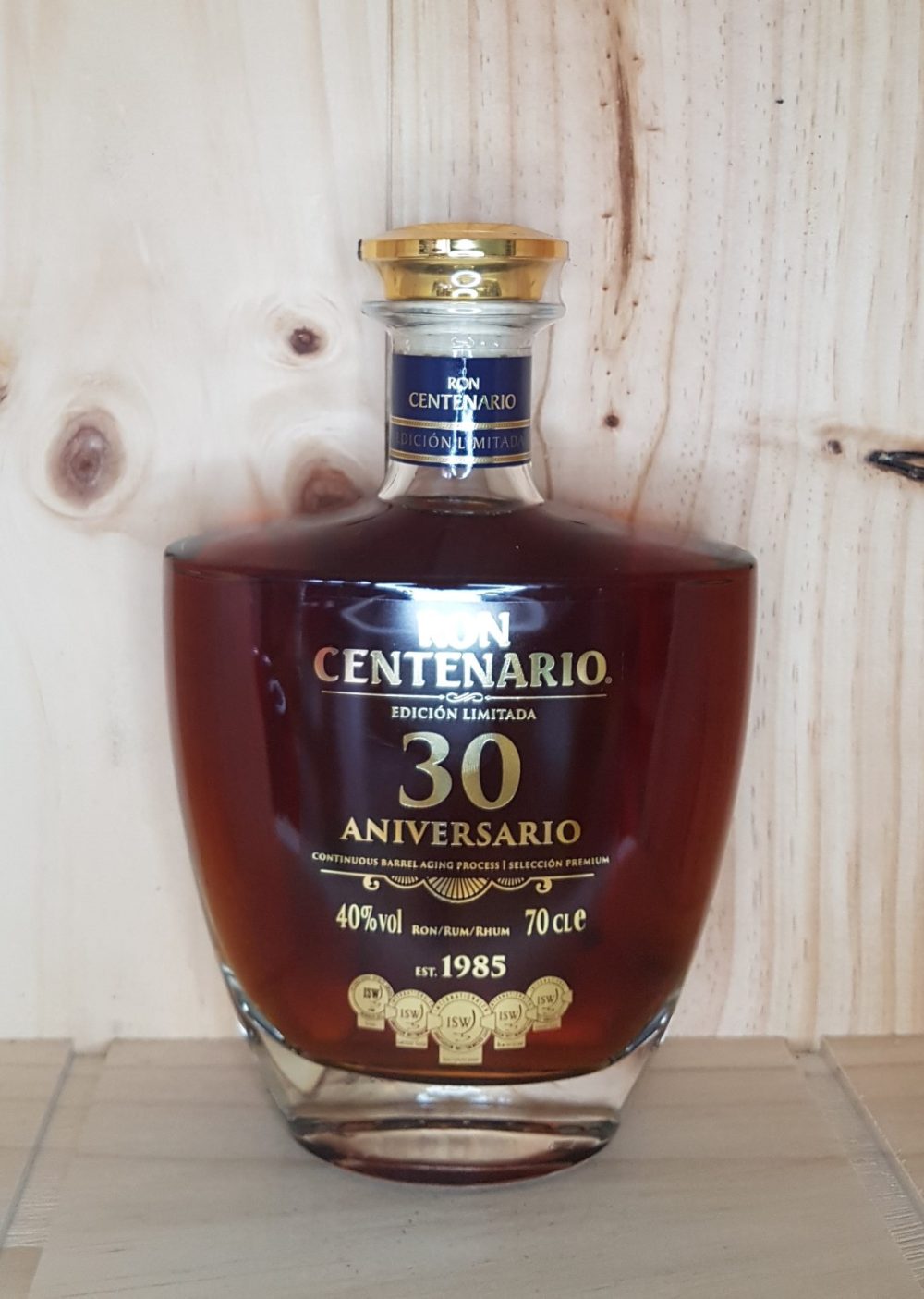 COSTA RICA - Rhum "30 Aniversario" Centenario 70 cl