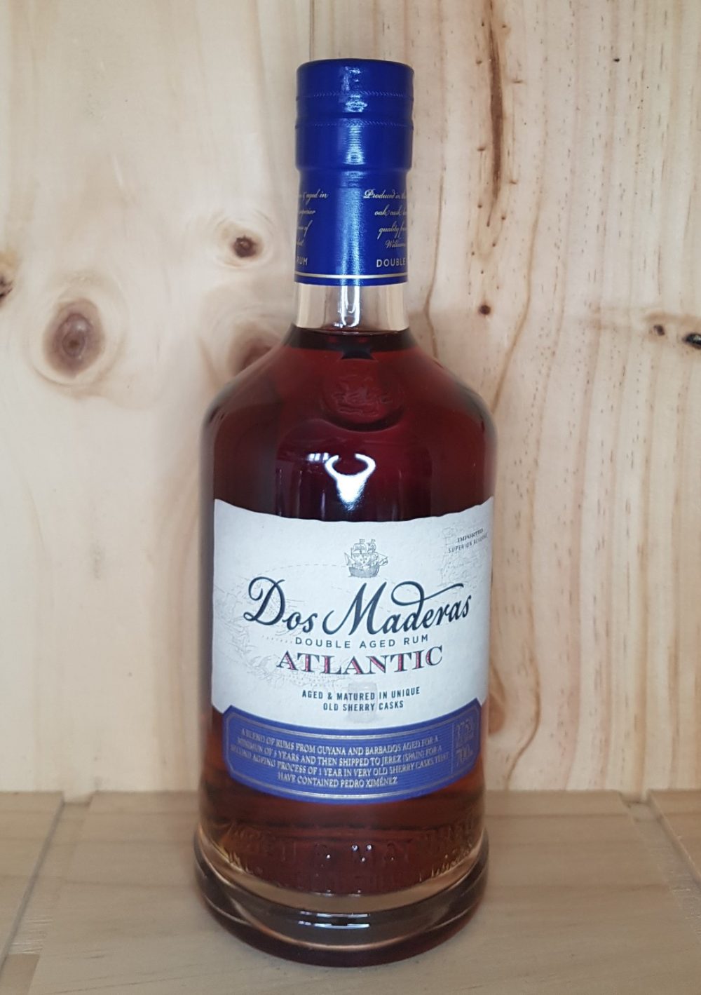 BARBADE / GUYANE - Rhum "Atlantic" Dos Maderas 70 cl