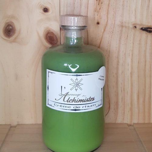 Rhum arrangé "Crème de pistache" L'arrangé des alchimistes 70 cl
