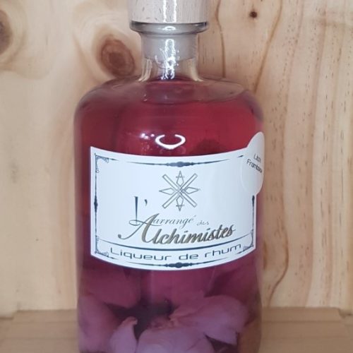 Rhum arrangé "Litchi-framboise" L'arrangé des alchimistes 70 cl
