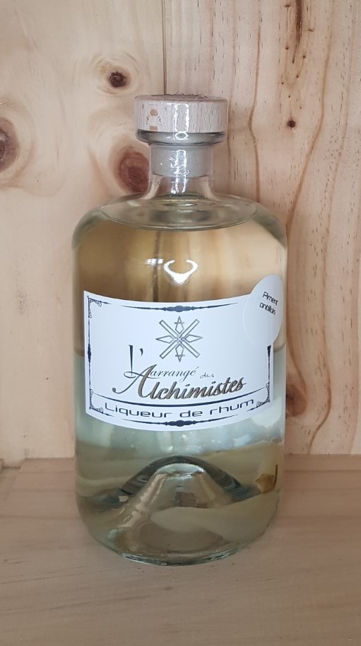 Rhum arrangé "Piment antillais" L'arrangé des alchimistes 70 cl