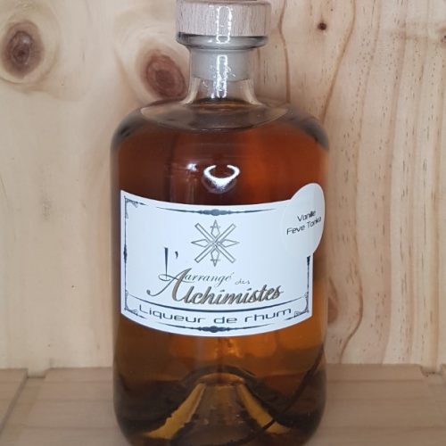 Rhum arrangé "Vanille-fève Tonka" L'arrangé des alchimistes 70 cl