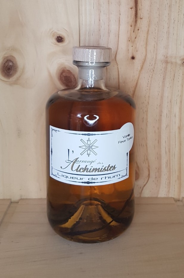 Rhum arrangé "Vanille-fève Tonka" L'arrangé des alchimistes 70 cl