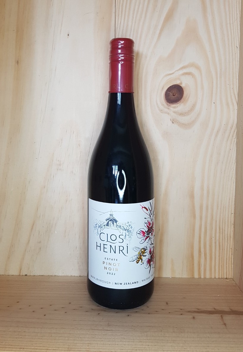NOUVELLE-ZELANDE - Marlborough Estate Pinot Noir 2022 Clos Henri 75 cl (Rouge)