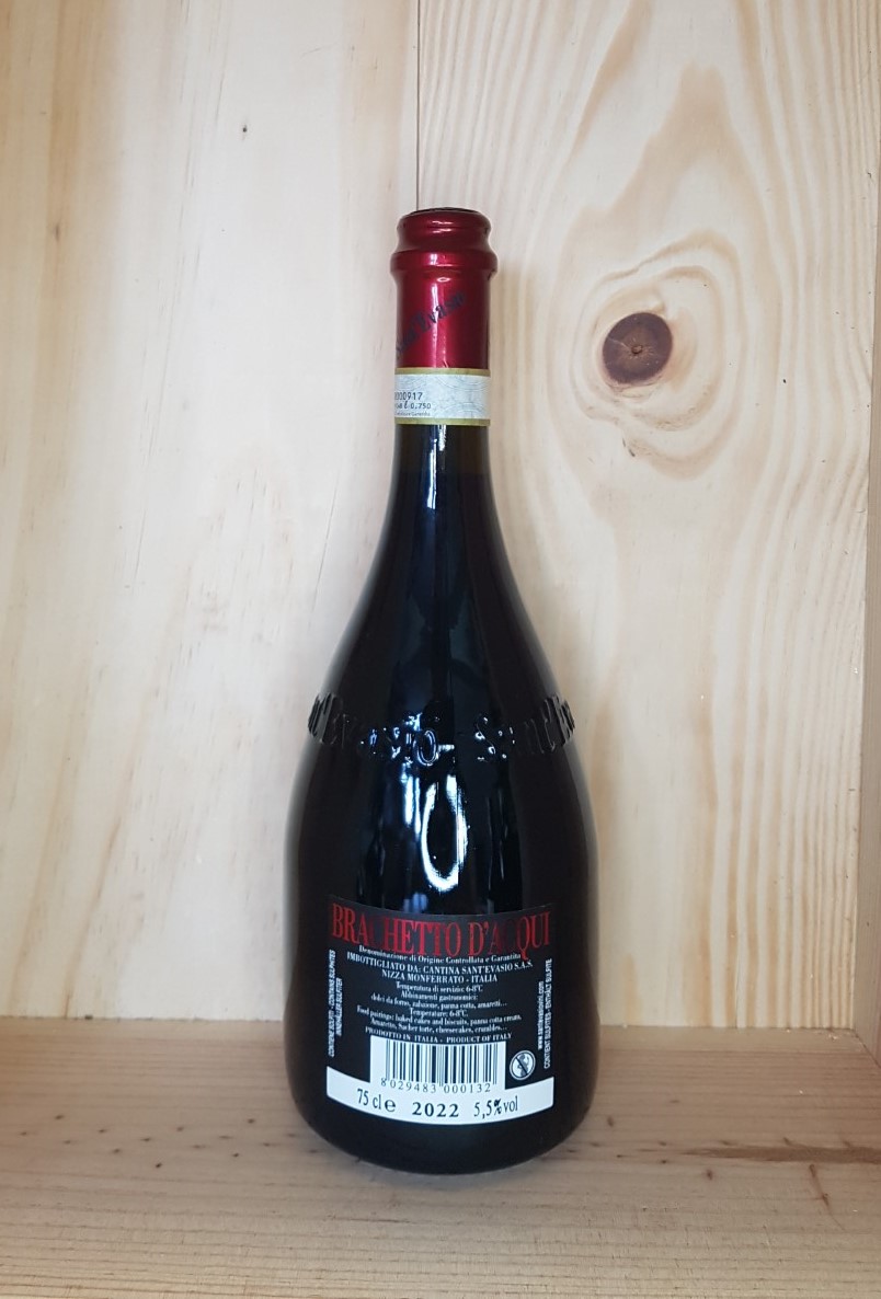 ITALIE - Brachetto d'Acqui 2022 Sant Evasio 75 cl (Rouge)