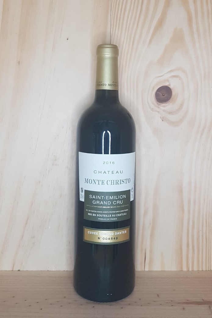 Saint-Emilion Grand Cru "Cuvée Edmond Dantes" 2016 Château Monte Christo 75 cl (Rouge)