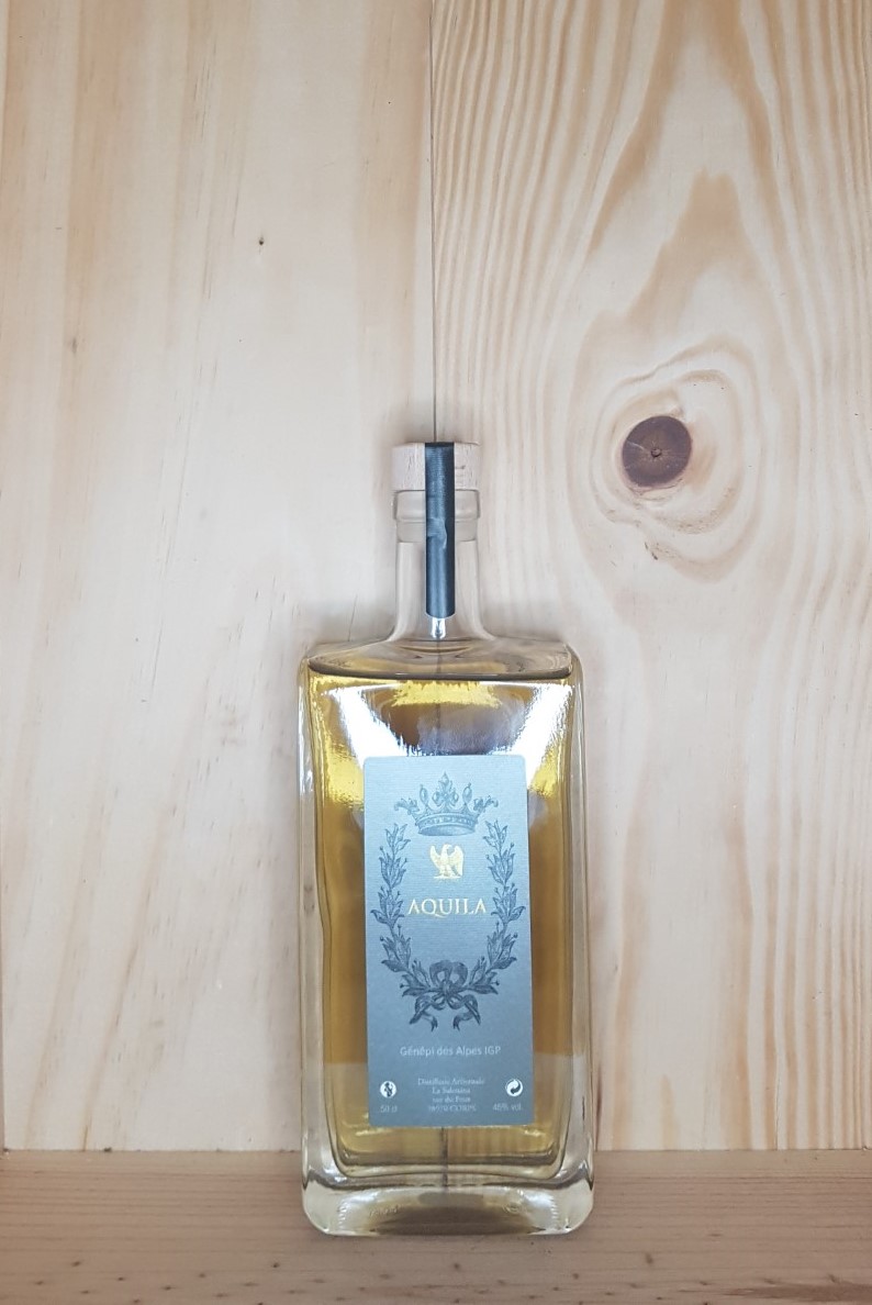 Génépi des Alpes IGP "Aquila" Distillerie artisanale La Salettina 50 cl