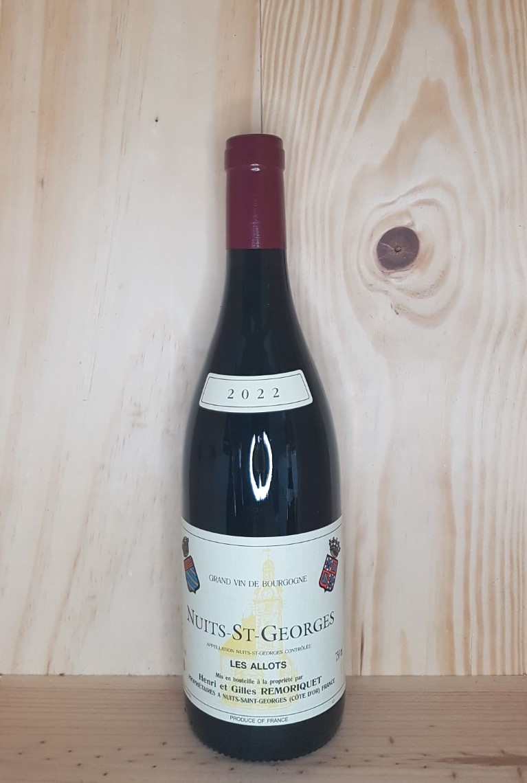 Nuits-Saint-Georges "Les Allots" 2022 Domaine Remoriquet 75 cl (Rouge)