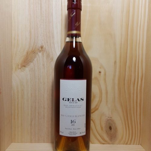 Bas-Armagnac "100 % Folle Blanche" 16 ans Maison Gelas 70 cl