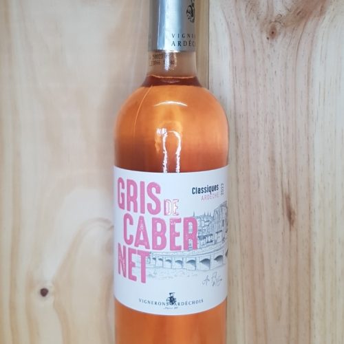 Ardèche IGP "Gris de Cabernet" 2023 Vignerons Ardéchois 75 cl (Rosé)